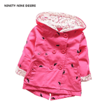 casaco infantil baby coat outwear roupa infantil feminina cute baby jacket infant girl hoody cardigan trench coat wholesale