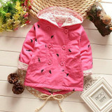 casaco infantil baby coat outwear roupa infantil feminina cute baby jacket infant girl hoody cardigan trench coat wholesale