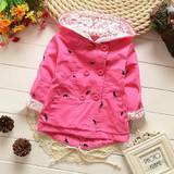 casaco infantil baby coat outwear roupa infantil feminina cute baby jacket infant girl hoody cardigan trench coat wholesale