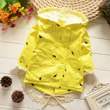 casaco infantil baby coat outwear roupa infantil feminina cute baby jacket infant girl hoody cardigan trench coat wholesale