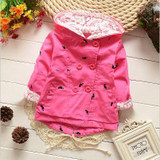casaco infantil baby coat outwear roupa infantil feminina cute baby jacket infant girl hoody cardigan trench coat wholesale