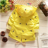 casaco infantil baby coat outwear roupa infantil feminina cute baby jacket infant girl hoody cardigan trench coat wholesale