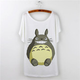 Cartoon Totoro T Shirt Women Print harajuku 2017 Fashion Short Sleeve T-shirts Women Graphic Tees Tops Female Tshirt Camisetas