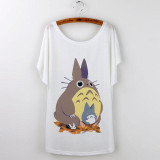 Cartoon Totoro T Shirt Women Print harajuku 2017 Fashion Short Sleeve T-shirts Women Graphic Tees Tops Female Tshirt Camisetas