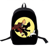 Cartoon Tintin Adventure / Popeye The Sailor Backpack For Teenagers Girls Boys School Backpacks Children School Bags Women Bag