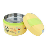Cartoon Stainless Steel Thermo Thermal Lunch Box Kids Portable Insulation Bento Box With Spoon Food Picnic Container