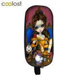 Cartoon Punk Gothic Girls Cosmetic Cases Pencil Holder Kids Gift Bag Children Case Boys Girls School Supplies Cases makeup bags