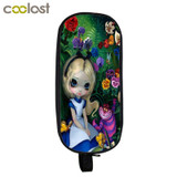 Cartoon Punk Gothic Girls Cosmetic Cases Pencil Holder Kids Gift Bag Children Case Boys Girls School Supplies Cases makeup bags
