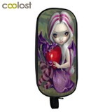 Cartoon Punk Gothic Girls Cosmetic Cases Pencil Holder Kids Gift Bag Children Case Boys Girls School Supplies Cases makeup bags