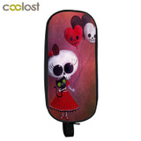Cartoon Punk Gothic Girls Cosmetic Cases Pencil Holder Kids Gift Bag Children Case Boys Girls School Supplies Cases makeup bags