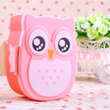 Cartoon Owl Tableware Food Fruit Storage Container Portable Bento Box Food-safe Food Outdoor Camping Lunch Dinnerware Box