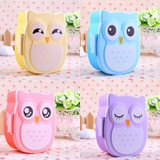 Cartoon Owl Tableware Food Fruit Storage Container Portable Bento Box Food-safe Food Outdoor Camping Lunch Dinnerware Box