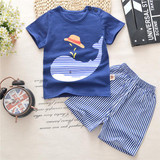 Cartoon Newborn Baby Boy Clothes Summer 2018 New Baby Boy Girl Clothing Set Cotton Girls Clothing Baby Clothes tshirt+short Pant