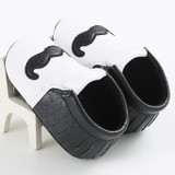 Cartoon Mustache PU Leather Baby Moccasins Soft Soles Non-slip Baby First Walkers Newborn Baby Boys Shoes Infant Girl Crib Shoes