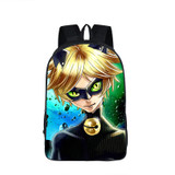 Cartoon Miraculous Ladybug Backpack For Teenage Girls Children School Bags Marinette Cat Noir Backpack Miraculous Ladybug Bag