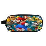 Cartoon Mario / Sonic Boom Cosmetic Cases Pencil Holder Children School Supplies Bag Kids Makeup Bags Boys Girls Cases