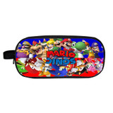Cartoon Mario / Sonic Boom Cosmetic Cases Pencil Holder Children School Supplies Bag Kids Makeup Bags Boys Girls Cases