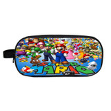 Cartoon Mario / Sonic Boom Cosmetic Cases Pencil Holder Children School Supplies Bag Kids Makeup Bags Boys Girls Cases