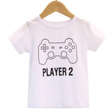 Cartoon Letters Pattern Family T-Shirt