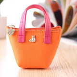 Cartoon Girls Coin Purse Handbag Cute Candy Color Leather Small Mini Coin Pouch Bag Children Wallet Change Purses For Kids Gifts