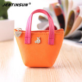 Cartoon Girls Coin Purse Handbag Cute Candy Color Leather Small Mini Coin Pouch Bag Children Wallet Change Purses For Kids Gifts