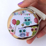 Cartoon coin purse Owl painting graffiti key bag children wallet women headphones box Kid Change purse Ladies coin wallet pouch