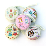 Cartoon coin purse Owl painting graffiti key bag children wallet women headphones box Kid Change purse Ladies coin wallet pouch