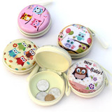 Cartoon coin purse Owl painting graffiti key bag children wallet women headphones box Kid Change purse Ladies coin wallet pouch