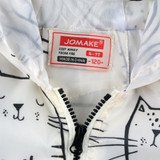 Cartoon Cat Kids Jackets Summer 2017 Children Hooded Windbreaker Cute Baby Clothes Kid Outerwear &amp; Coats Boys/Girls Clothing