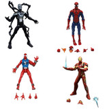 Marvel Legends Infinite Series Toy Pizza Spiderman Venom SCARLET SPIDER Iron MAN Super Hero Action Figure Model Toys Gift Dolls