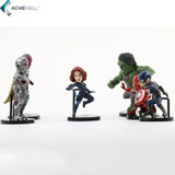 Marvel Avengers 2 Age of Ultron Hulk Black Widow Vision Ultron Iron Man Captain America Action Figures Model Toys 6pieces/set