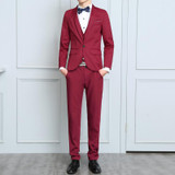MarKyi 2017 new mens suits wedding groom plus size 3xl single breast mens dress suits cheap male suits slim fit