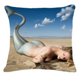 Marine Pattern Cushion Cover Linen Decorative Cushion Covers for Sofa Seat Cushion Cover Textile Printing Throw Pillow Cover