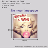 Marilyn Monroe Paintings Wall Art Canvas Painting Wall Pictures For Living Room Quadros Home Decor Cuadros Decoration Unframed