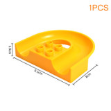 Marble Race Run Maze Ball Track Assemble Brick Part Building Blocks Plastic Funnel Slide Blocks Parts Toys Compatible With Duplo