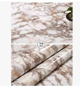 Marble renovation waterproof adhesive stickers PVC wallpaper wallpaper wall stick ambry mesa table furniture-335