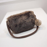 Mara's Dream Women Handbag Plush Bags Bolsa Feminina Ladies Messenger Crossbody Cute Fashion Ball Decoration Shoulder Handbags