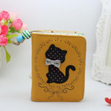 Mara's Dream 2017 Women's Wallet With Zipper Cat Pattern Purse Female Women PU Leather Short Wallet Carteira Girls Cute Wallets