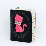 Mara's Dream 2017 Women's Wallet With Zipper Cat Pattern Purse Female Women PU Leather Short Wallet Carteira Girls Cute Wallets