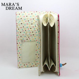 Mara's Dream 2017 Women's Wallet With Zipper Cat Pattern Purse Female Women PU Leather Short Wallet Carteira Girls Cute Wallets