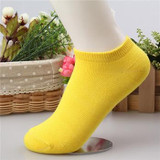 Mara's Dream 10pcs=5pairs/lot women cotton socks summer cute candy color boat socks ankle socks for woman thin sock slippers