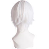 MapofBeauty short straight Fashion cosplay wigs White 30cm costume role play High Temperature Fiber Synthetic hair