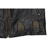MAPLESTEED Motorcycle Leather Jacket Men Vintage Genuine Leather Jacket 100% Cowhide Punk Leather Jackets Motor Biker Coat 090