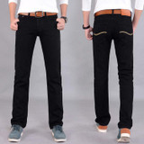 Many Styles Men's Classic Jeans Straight Full Length Casual Slim Jeans Black Men Fashion Brand Cotton Denim Cheap Jeans Mens