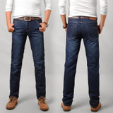 Many Styles Men's Classic Jeans Straight Full Length Casual Slim Jeans Black Men Fashion Brand Cotton Denim Cheap Jeans Mens