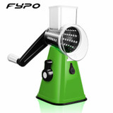 Manual Round Mandoline Slicer Vegetable Cutter Potato Julienne Carrot Slicer Cheese Grater Stainless Steel Blades Kitchen Tool