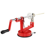Manual Red Stainless Steel Twisted Potato Apple Slicer Spiral French Fry Cutter (00202)