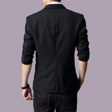 M-5XL Mens Blazer Jacket 2017 Spring Coats Autumn Costume Male Fashion Leisure Suits Business Men Suit Jacket Formal Plus Size