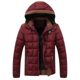 2017 New Brand  Mens Winter Jackets and Coats Thicken Warm jacket Men Coat Hooded Cotton-Padded Male Clothing Hommer Parkas