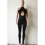 2017 New Black Elegant Sexy Lace Jumpsuits Summer One Piece Outfits Stretch Bodysuit Backless Club Party Rompers Womens Jumpsuit